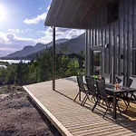 Saga 6p With Sauna Hot Tub Water View Vradal