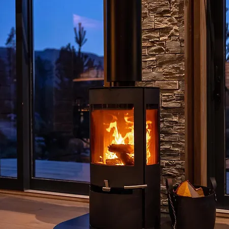 Resort Saga 6p With Sauna Hot Tub Water View Vradal