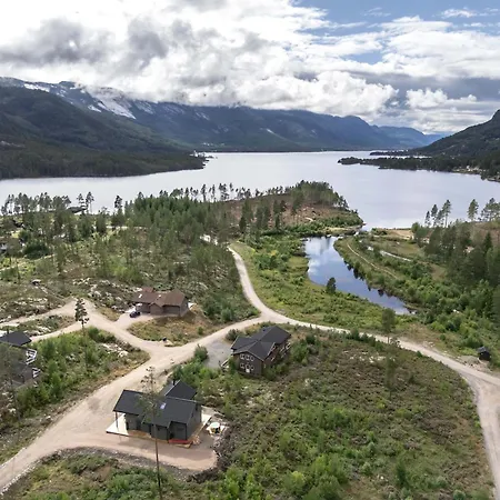 Saga 6p With Sauna Hot Tub Water View * Vrådal