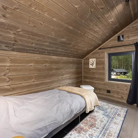 Saga 6p With Sauna Hot Tub Water View Vradal
