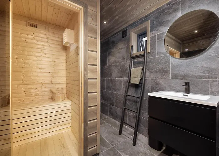 Saga 6p With Sauna Hot Tub Water View Vrådal