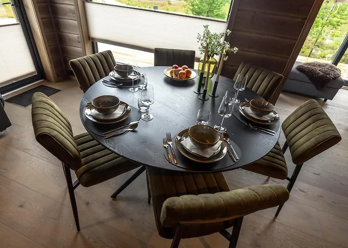 Semesteranläggning (resort) Saga 6p With Sauna Hot Tub Water View