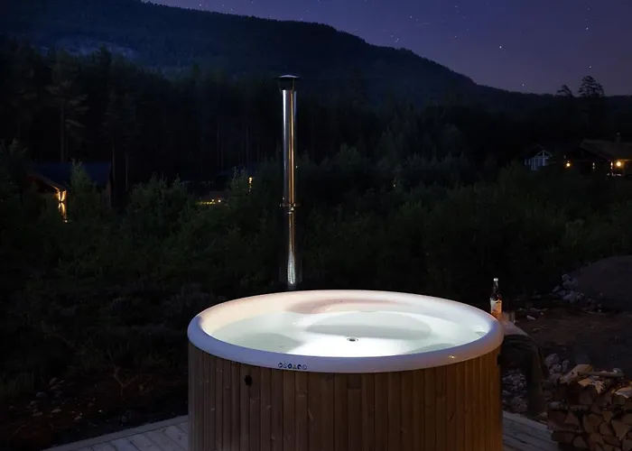Saga 6p With Sauna Hot Tub Water View