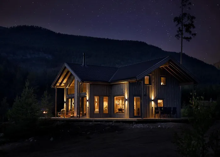 Saga 6p With Sauna Hot Tub Water View Vrådal