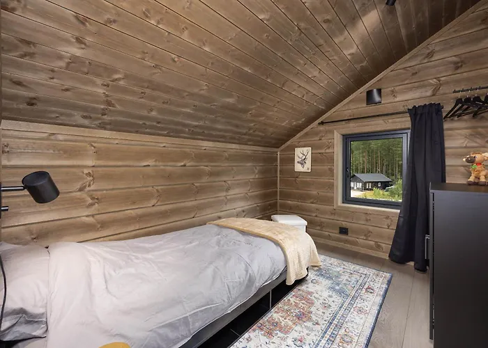 Saga 6p With Sauna Hot Tub Water View Vrådal