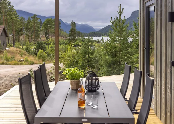 Saga 6p With Sauna Hot Tub Water View * Vrådal