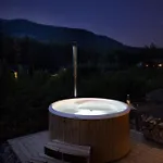 Saga 6p With Sauna Hot Tub Water View