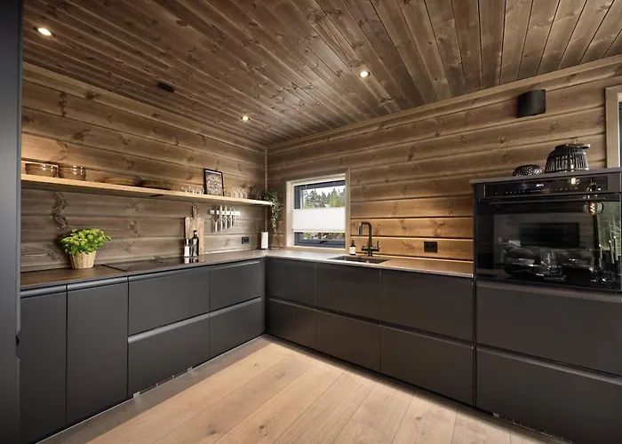 Saga 6p With Sauna Hot Tub Water View Ferieanlegg Vrådal